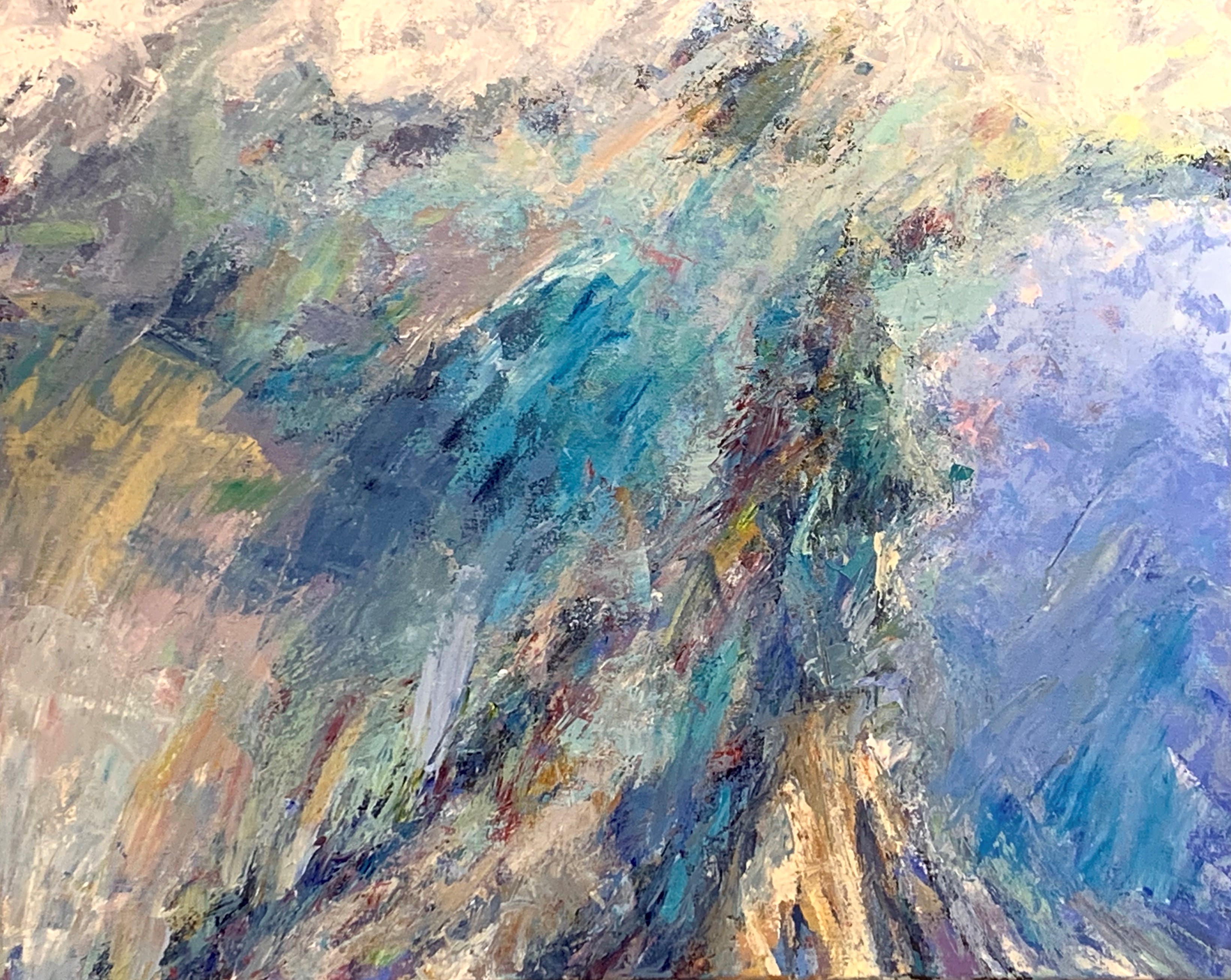 8) Sea Wall 24x30 acrylic on canvas