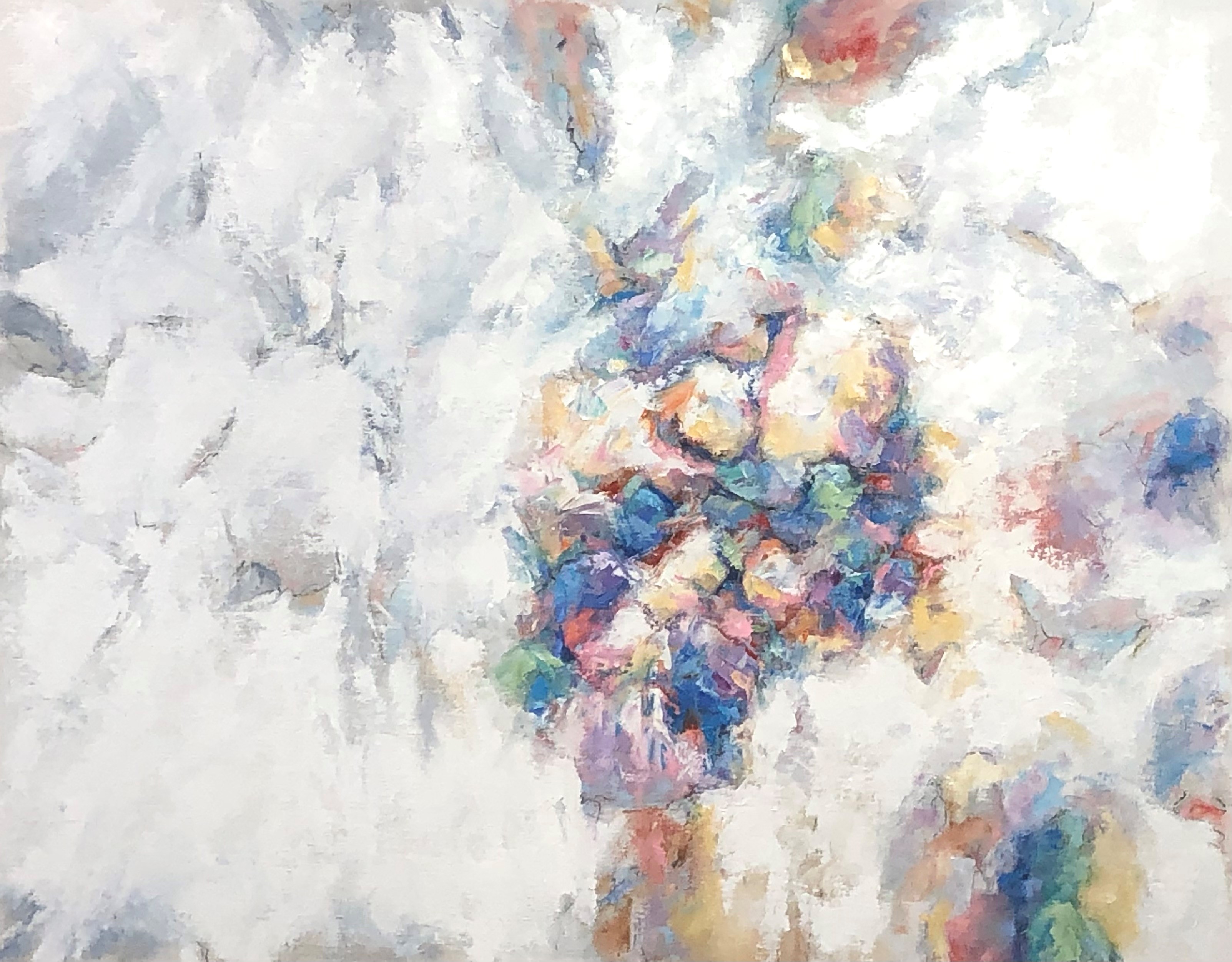 Window Bouquet 24x30 Oil